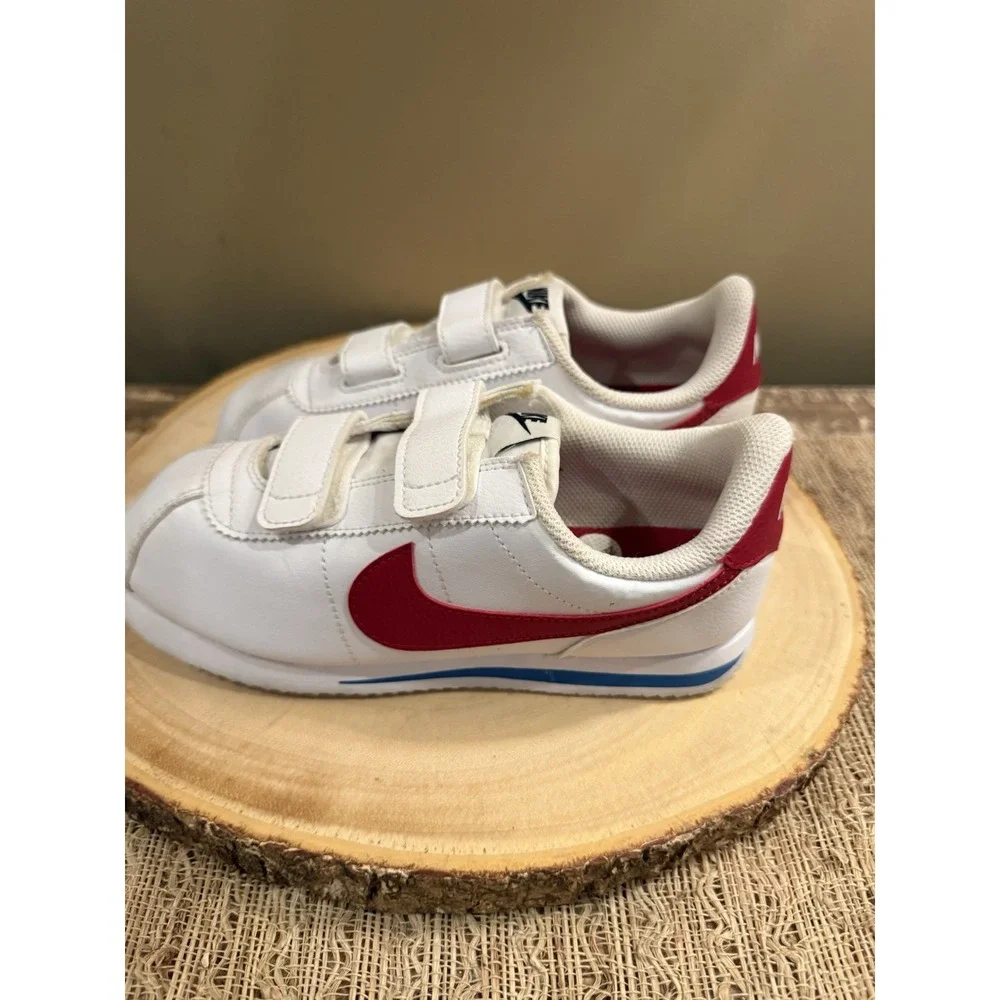 Nike Cortez Basic SLVelcro 'Varsity Red'‎ 904767-103 Sz-3Y Kids